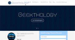 Desktop Screenshot of geekthology.com